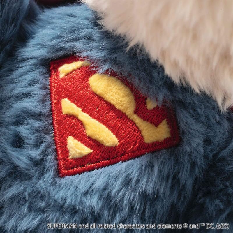 Steiff Teddybär Superman 29cm bunt, Kuscheltier Superheld, ideal für Kinder und Fans, Plüsch Bär im Superman Look